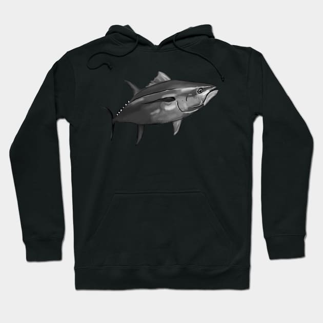 Southern Bluefin Tuna Hoodie by Artfully Imaginative Musings